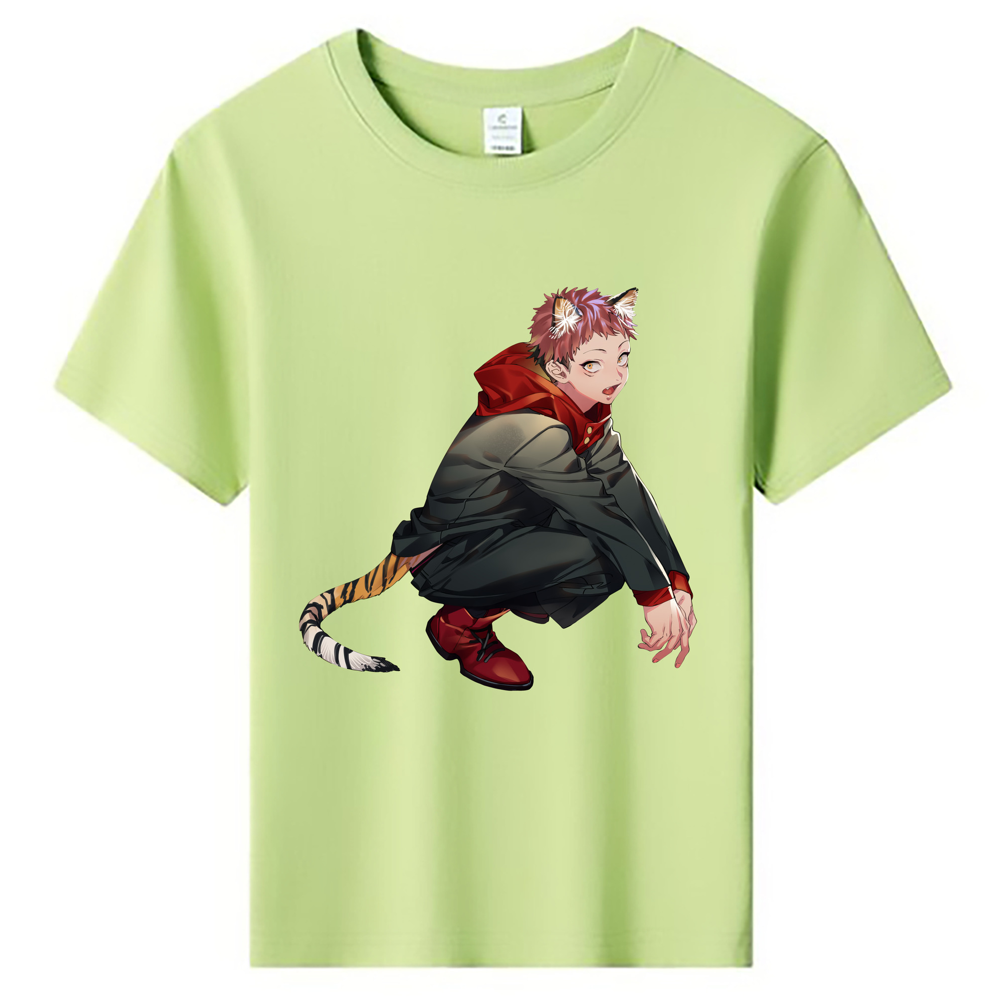 （画像用） 呪術廻戦 Jujutsu Kaisen 綿100％キッズTシャツ（フロントプリント）